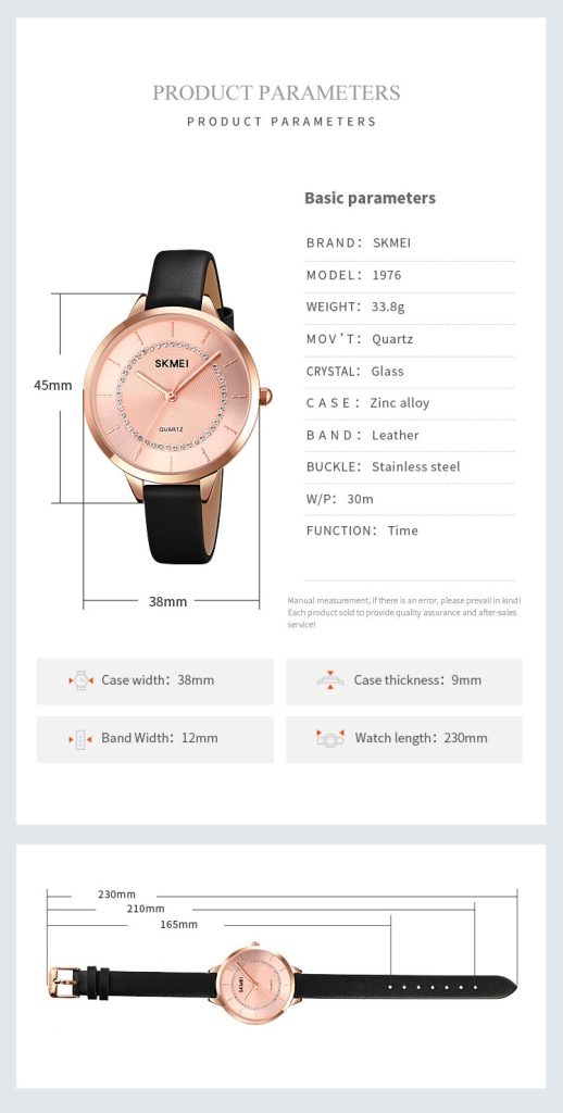 Jam Tangan Wanita Skmei 1976 Original analog Sport Watch