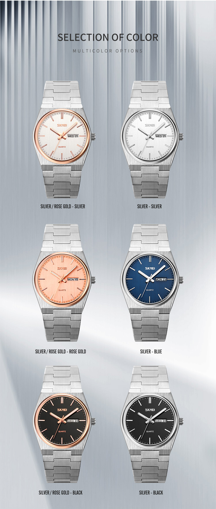 9288 - 2 Jam Tangan Wanita Skmei 9288 Original analog Sport Watch