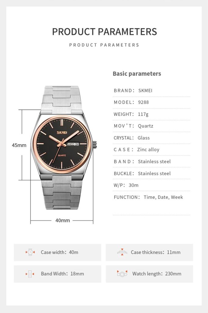 Jam Tangan Wanita Skmei 9288 Original analog Sport Watch