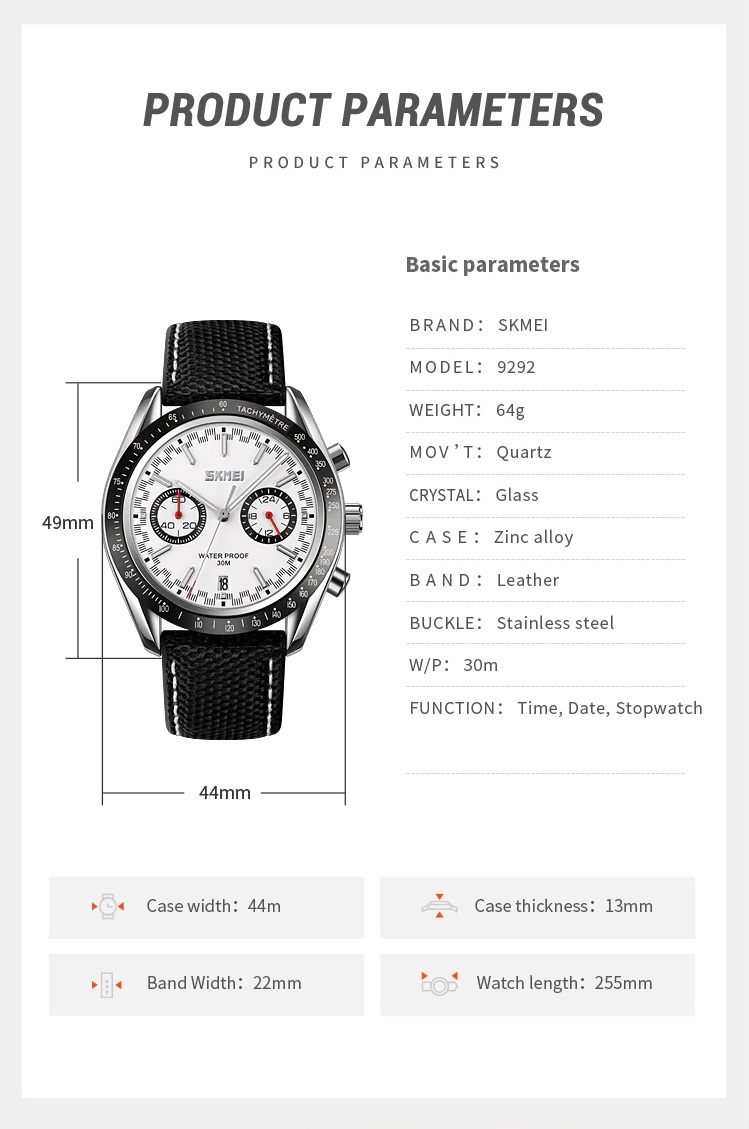9292 - 8 Jam Tangan Wanita Skmei 9292 Original analog Sport Watch