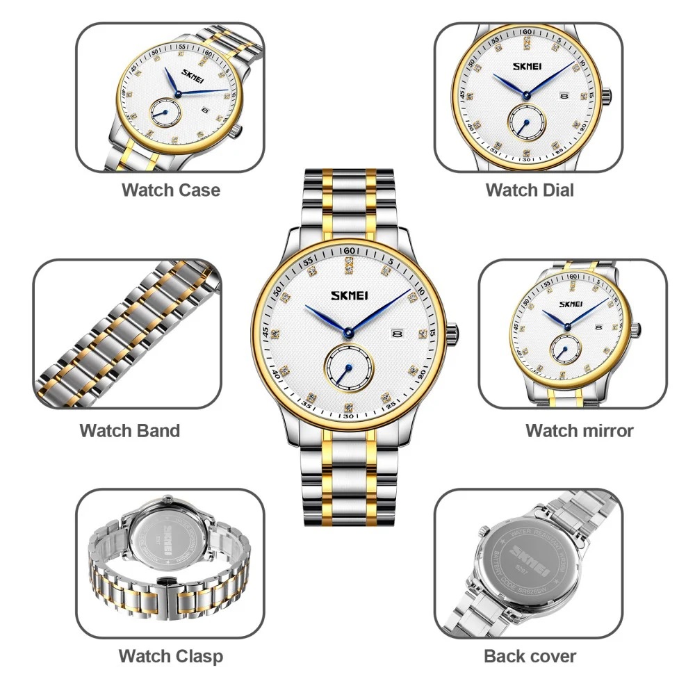 Jam Tangan Wanita Skmei 9297 Original analog Sport Watch