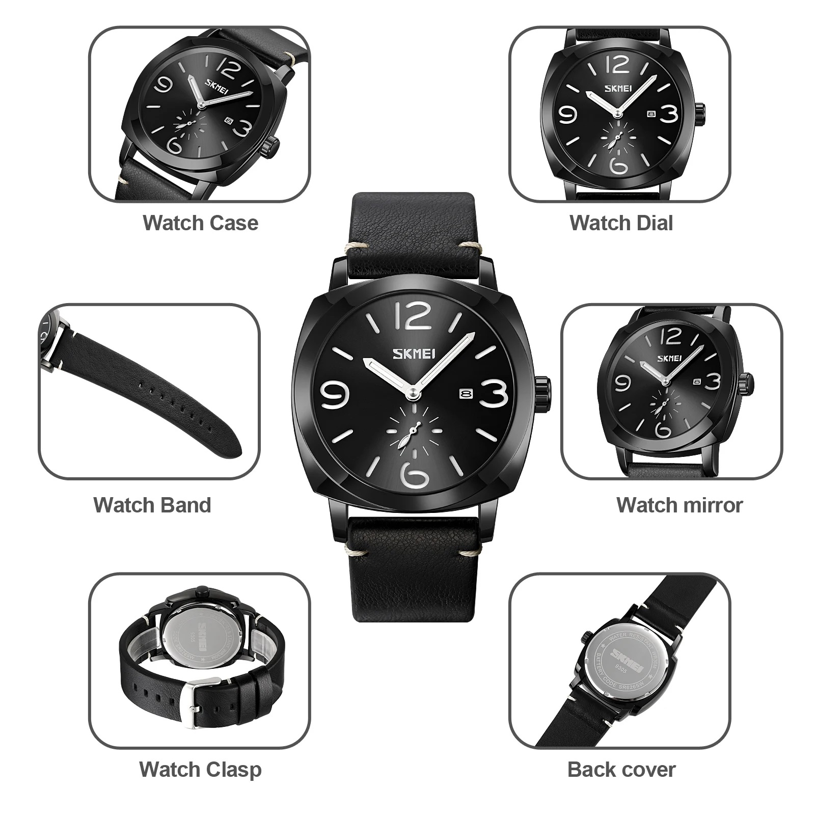 9305 - 5 Jam Tangan Wanita Skmei 9305 Original analog Sport Watch