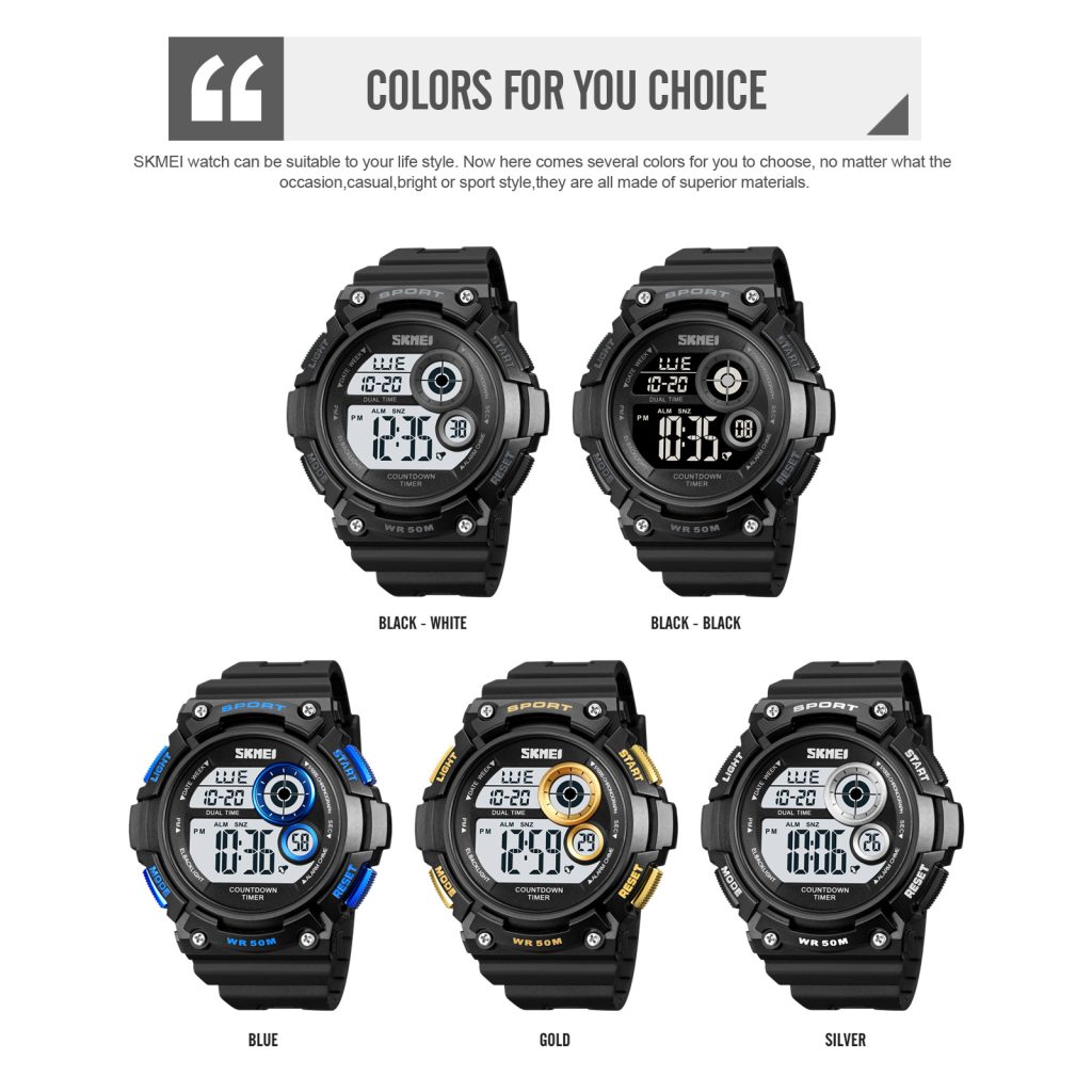 Jam Tangan Wanita Skmei 2017 Original analog Sport Watch