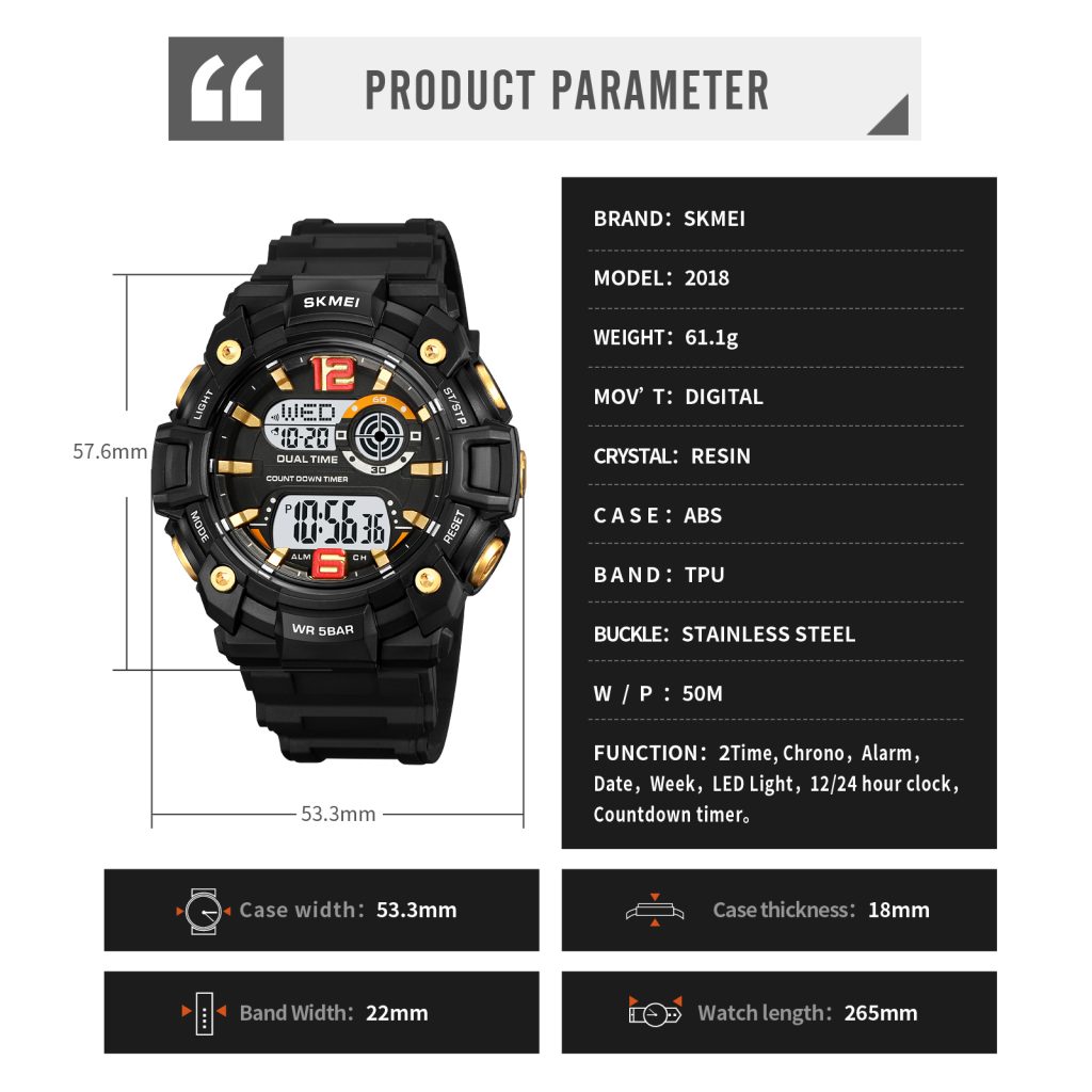 Jam Tangan Wanita Skmei 2018 Original analog Sport Watch