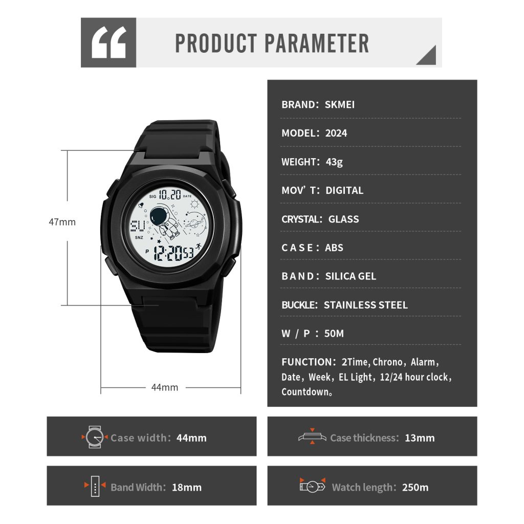 Jam Tangan Wanita Skmei 2024 Original analog Sport Watch
