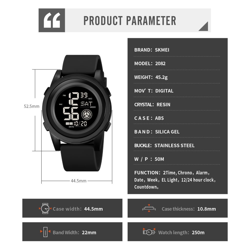 Jam Tangan Wanita Skmei 2082 Original analog Sport Watch