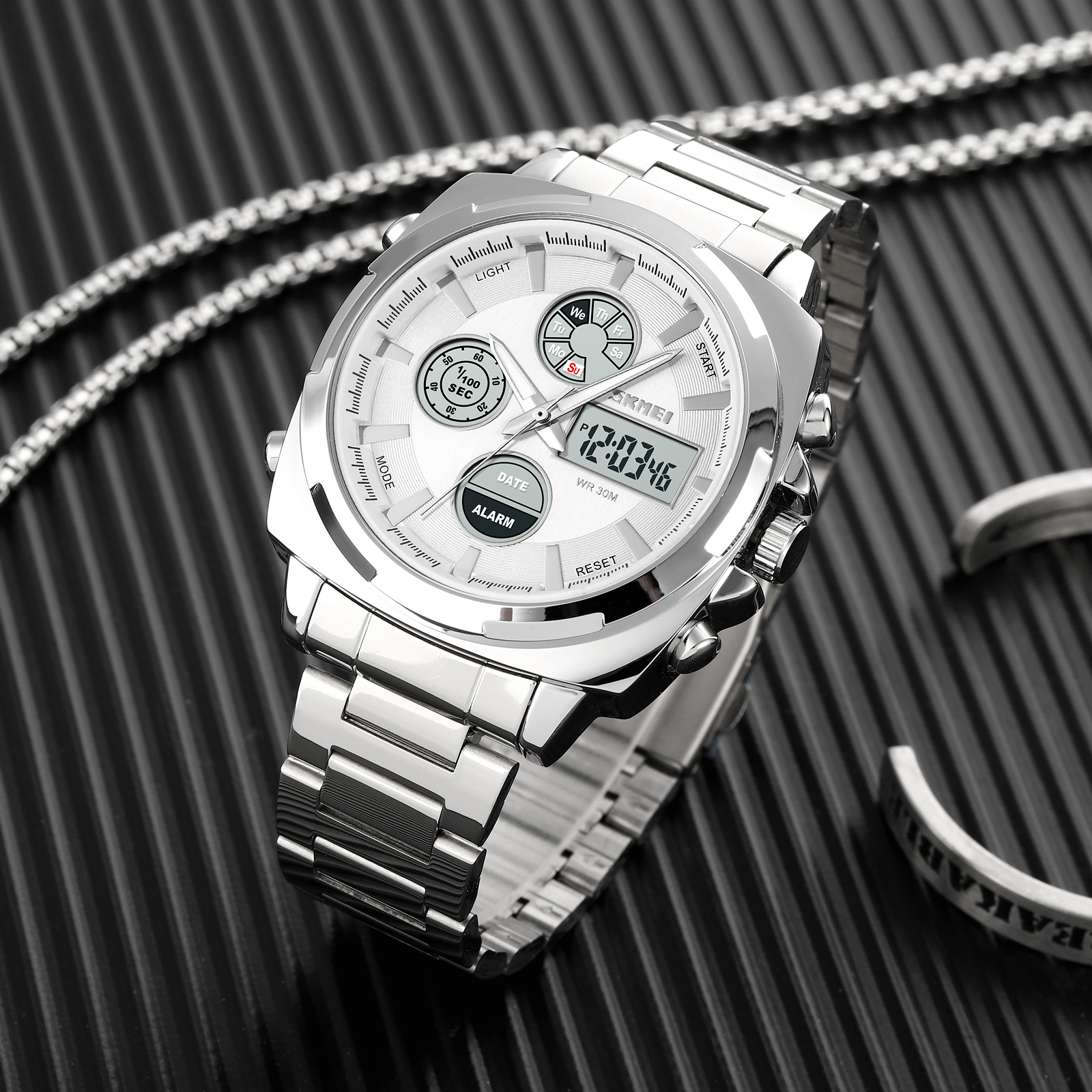 1673主图10 Jam Tangan Wanita Skmei 1673 Original analog Sport Watch