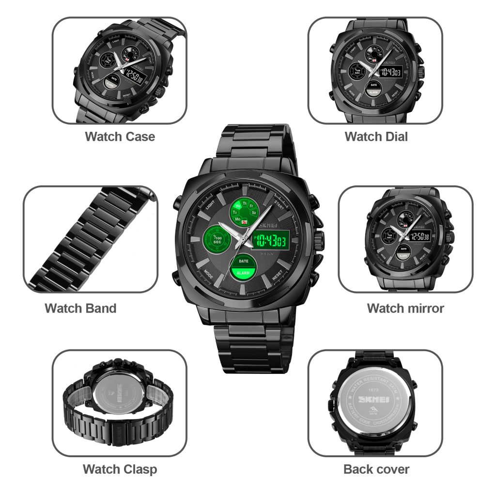 Jam Tangan Wanita Skmei 1673 Original analog Sport Watch