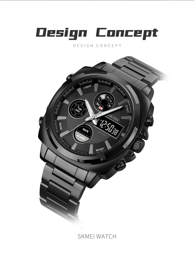 1673详情页-1_02 Jam Tangan Wanita Skmei 1673 Original analog Sport Watch
