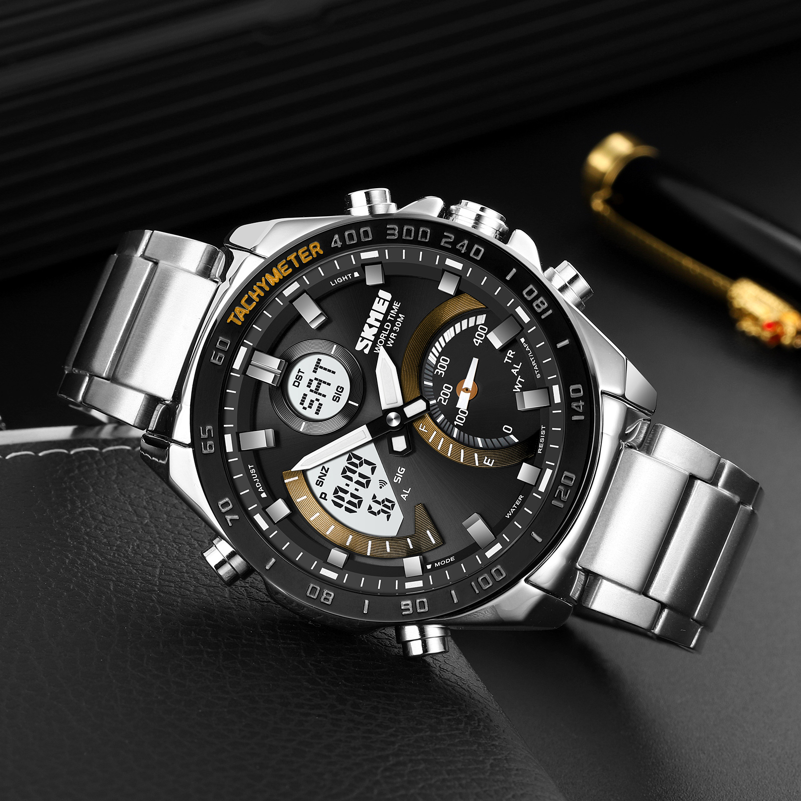 1889主图7 Jam Tangan Wanita Skmei 1889 Original analog Sport Watch