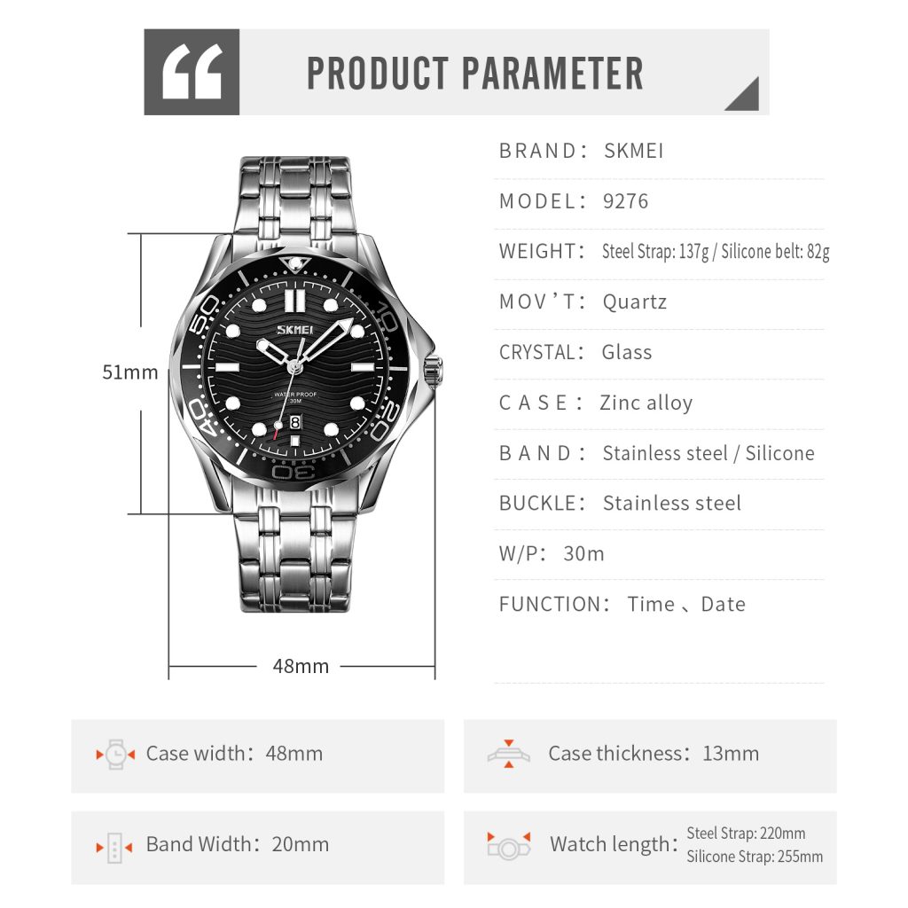 Jam Tangan Wanita Skmei 9276 Original analog Sport Watch