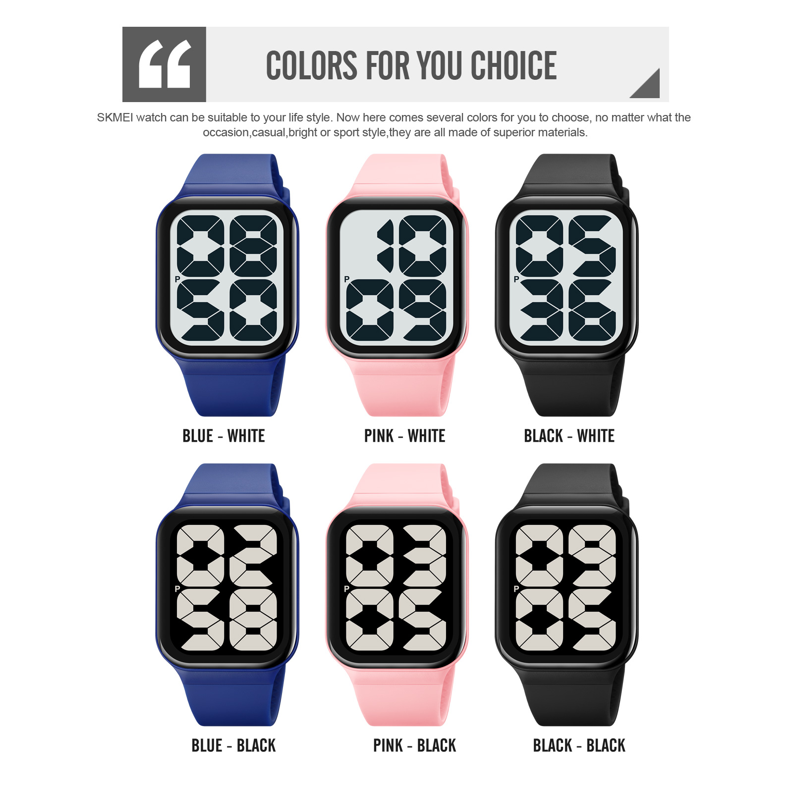 1995主图22 Jam Tangan Wanita Skmei 1995 Original analog Sport Watch
