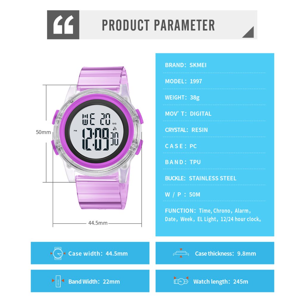 Jam Tangan Wanita Skmei 1997 Original analog Sport Watch