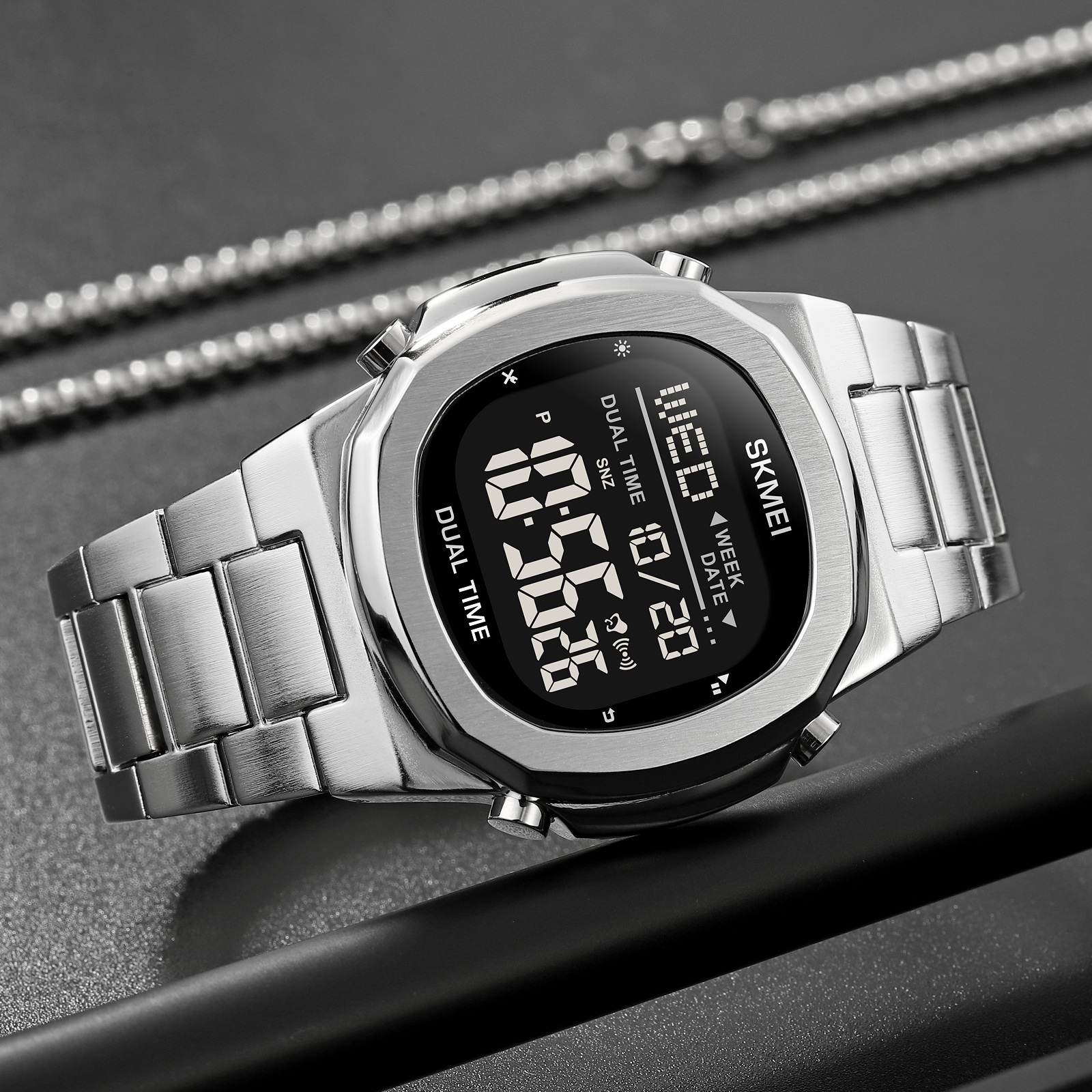 2004主图12 Jam Tangan Wanita Skmei 2004 Original analog Sport Watch