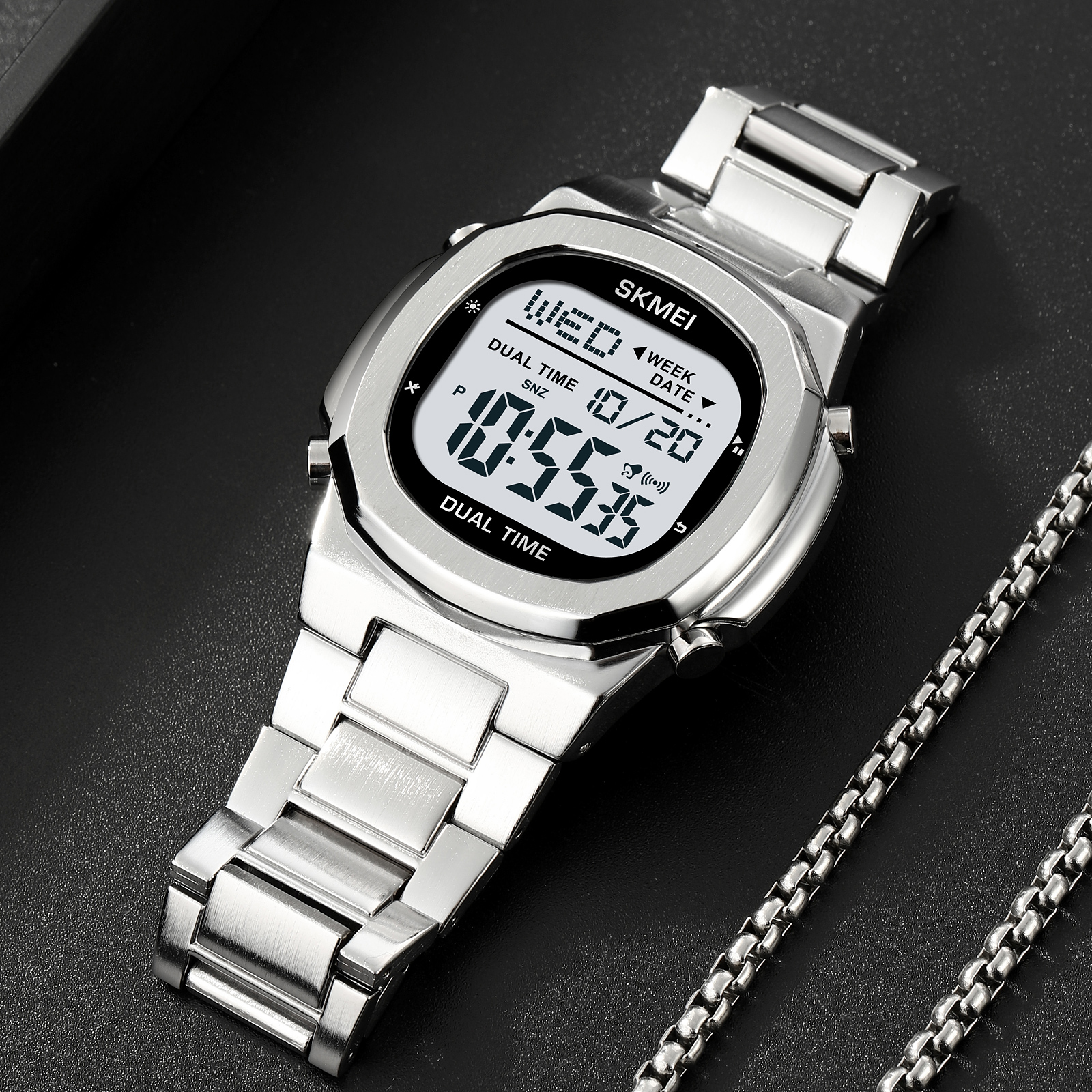 2004主图13 Jam Tangan Wanita Skmei 2004 Original analog Sport Watch