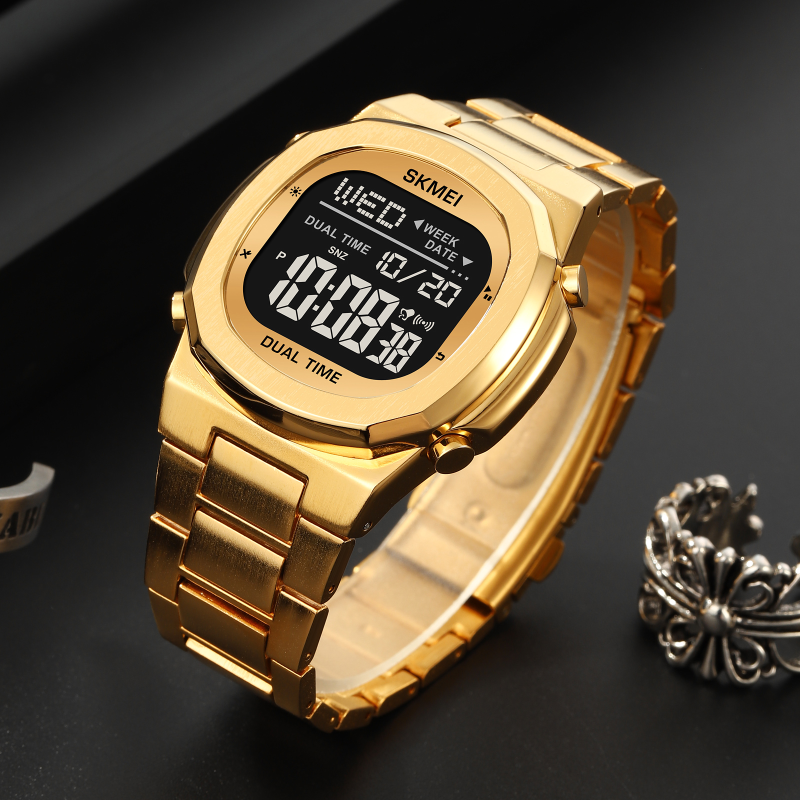 2004主图6 Jam Tangan Wanita Skmei 2004 Original analog Sport Watch
