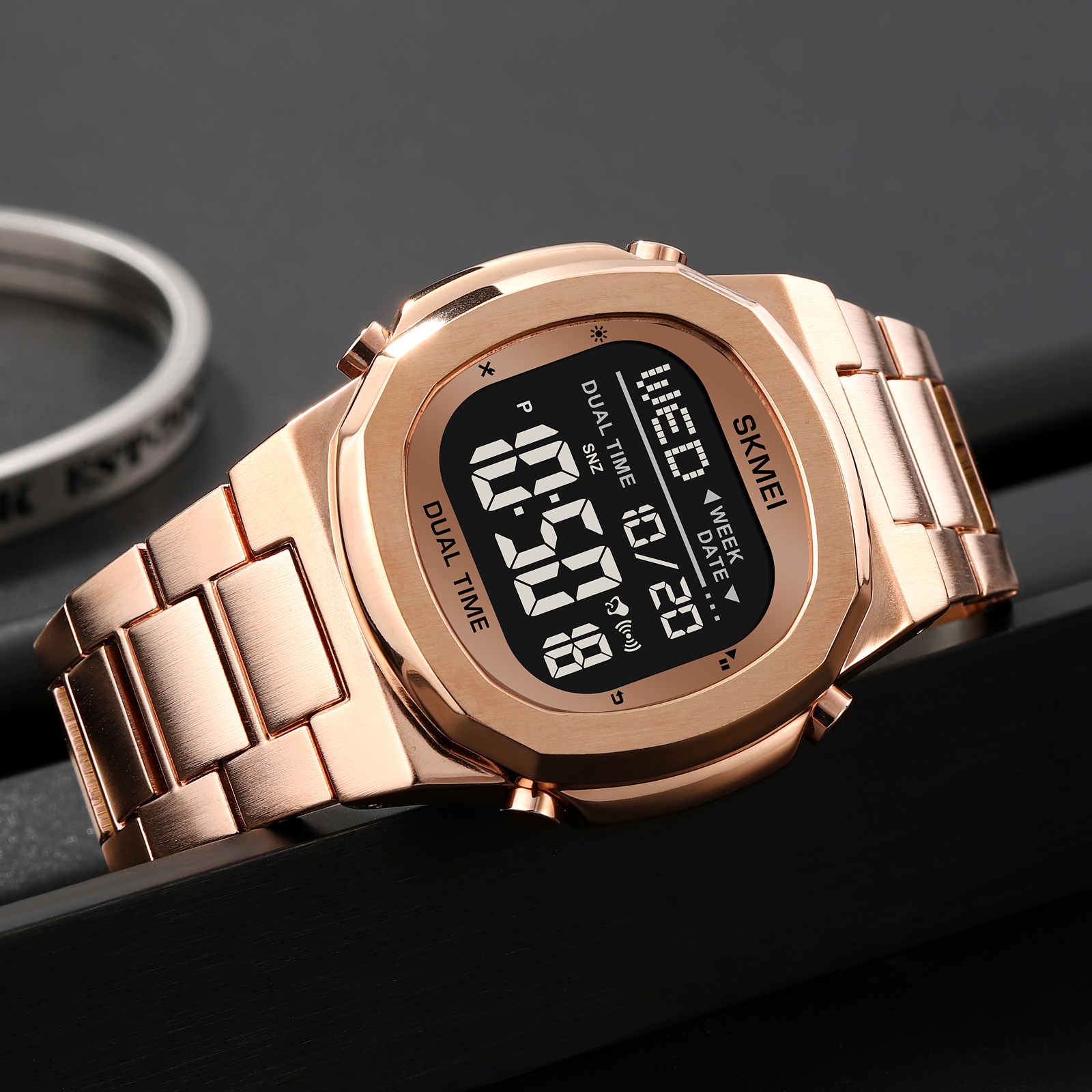 2004主图8 Jam Tangan Wanita Skmei 2004 Original analog Sport Watch