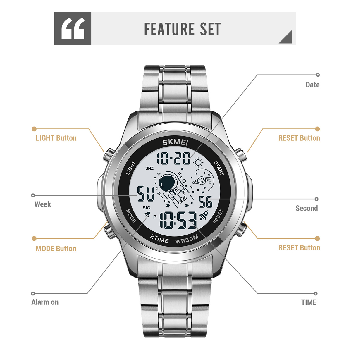 2019主图25 Jam Tangan Wanita Skmei 2019 Original analog Sport Watch