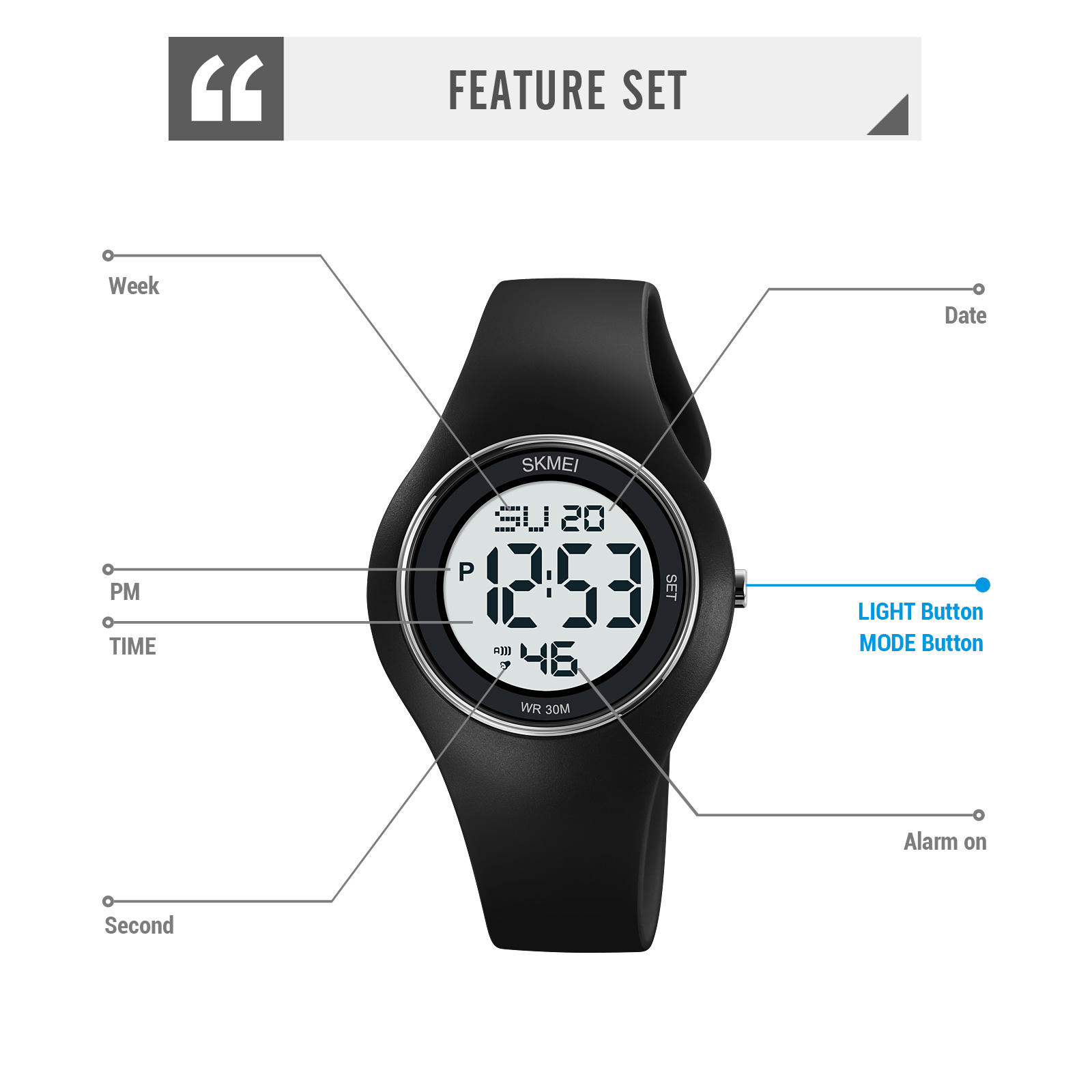 2026主图31 Jam Tangan Wanita Skmei 2026 Original analog Sport Watch