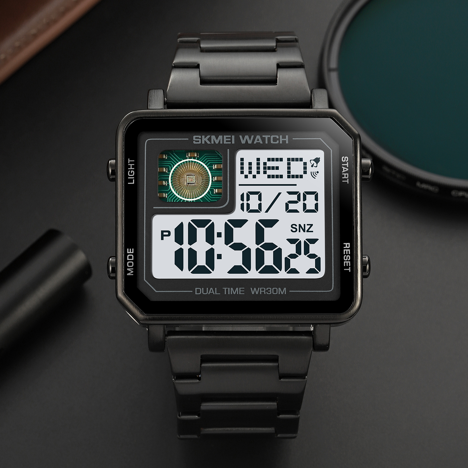 2033主图10 Jam Tangan Wanita Skmei 2033 Original analog Sport Watch