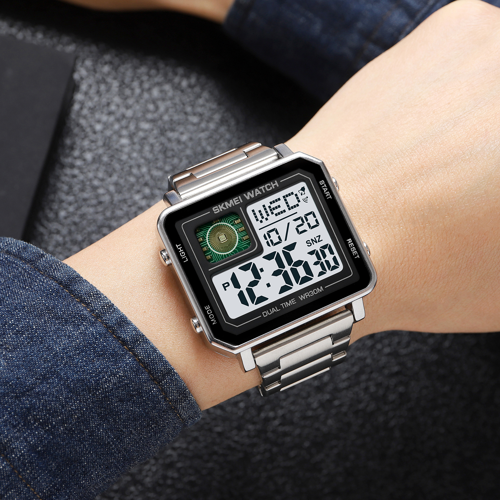 2033主图12 Jam Tangan Wanita Skmei 2033 Original analog Sport Watch