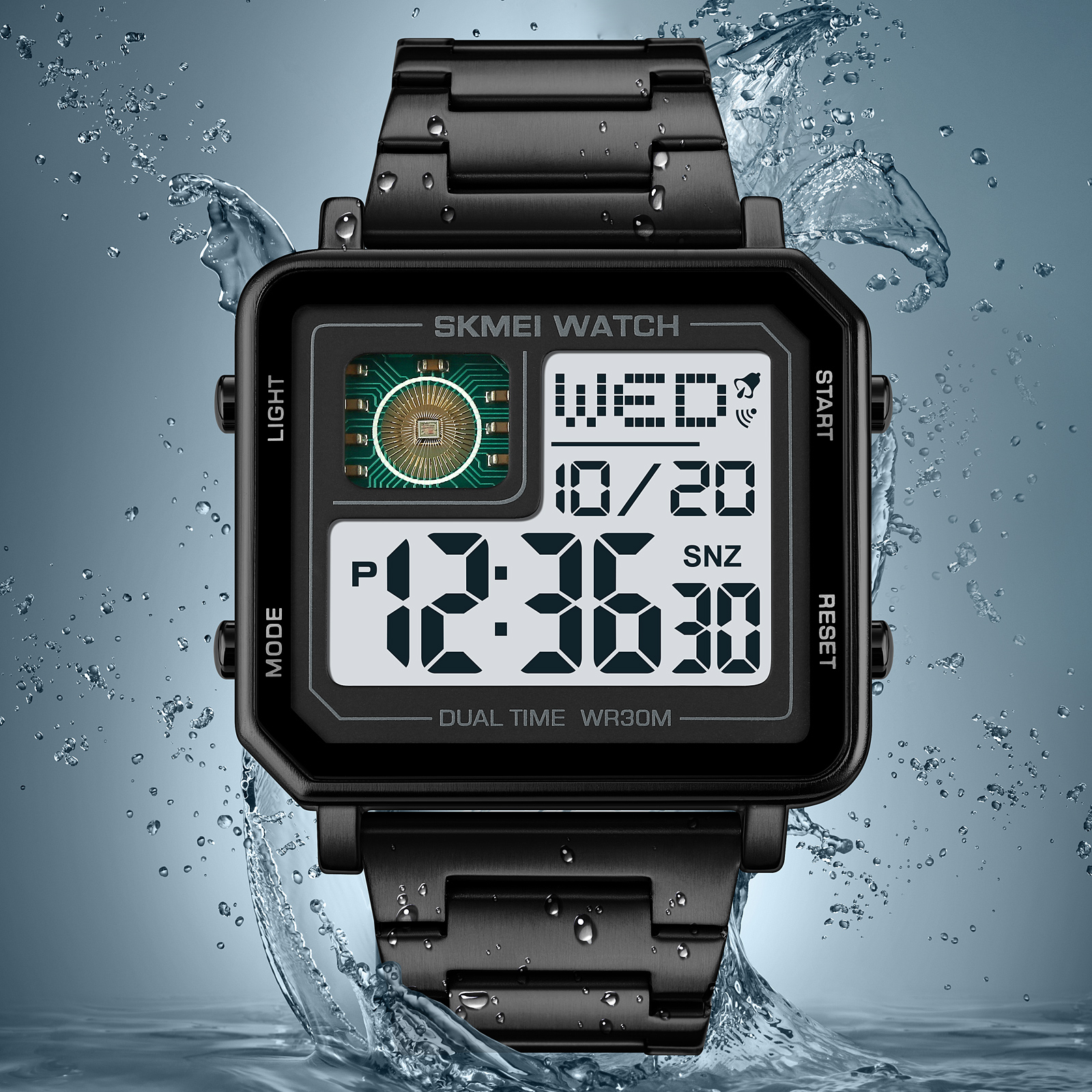 2033主图5 Jam Tangan Wanita Skmei 2033 Original analog Sport Watch