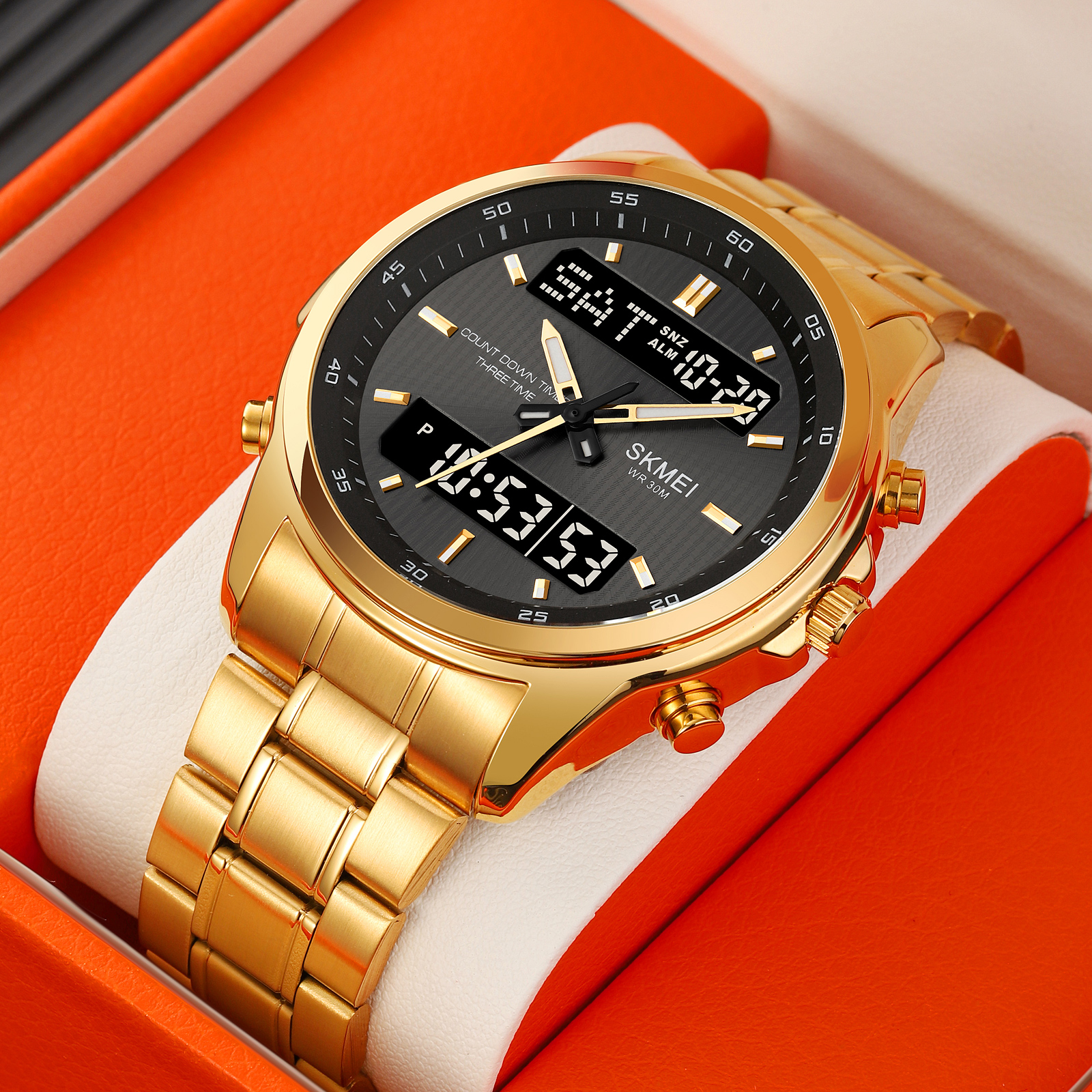 2049主图11 Jam Tangan Wanita Skmei 2049 Original analog Sport Watch