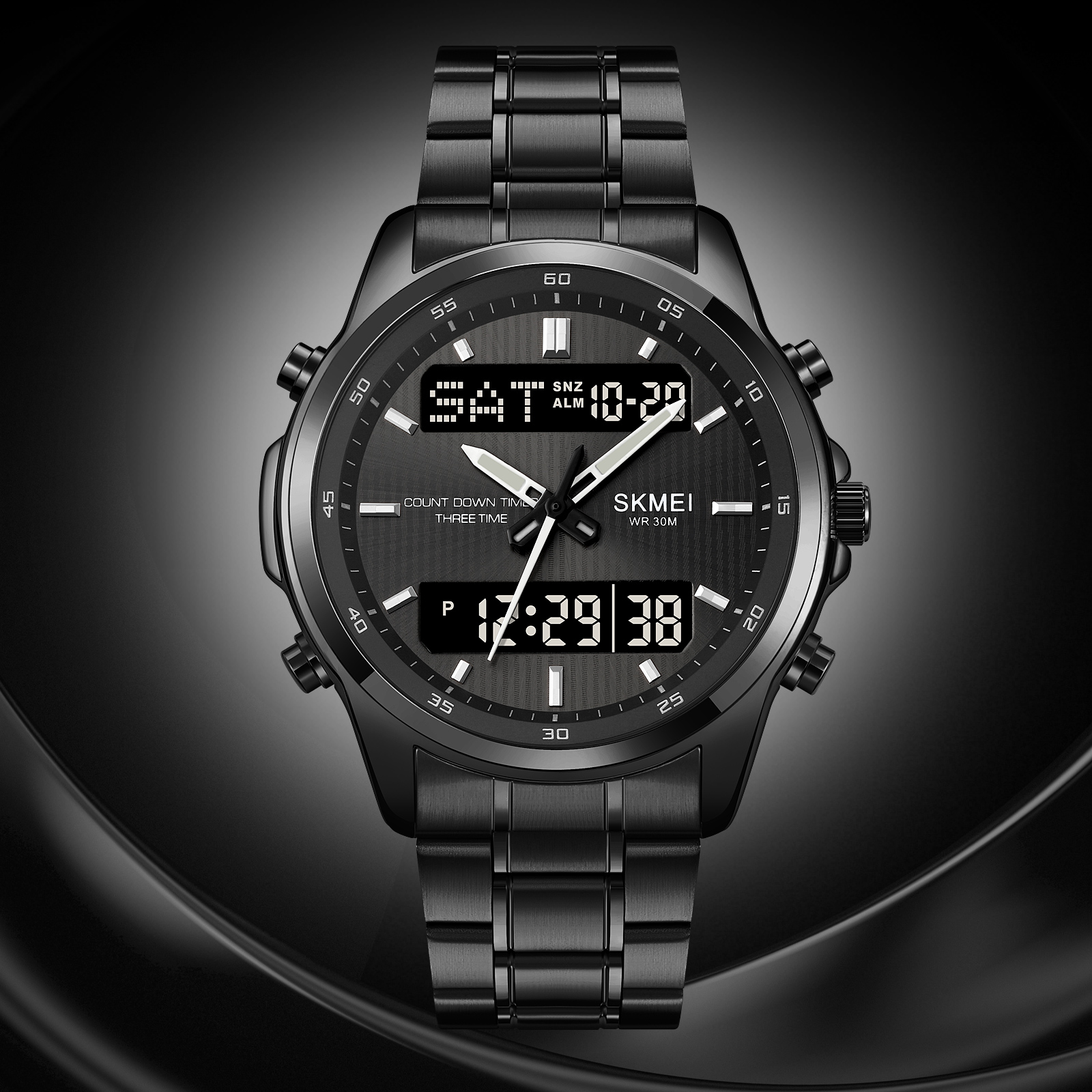 2049主图4 Jam Tangan Wanita Skmei 2049 Original analog Sport Watch