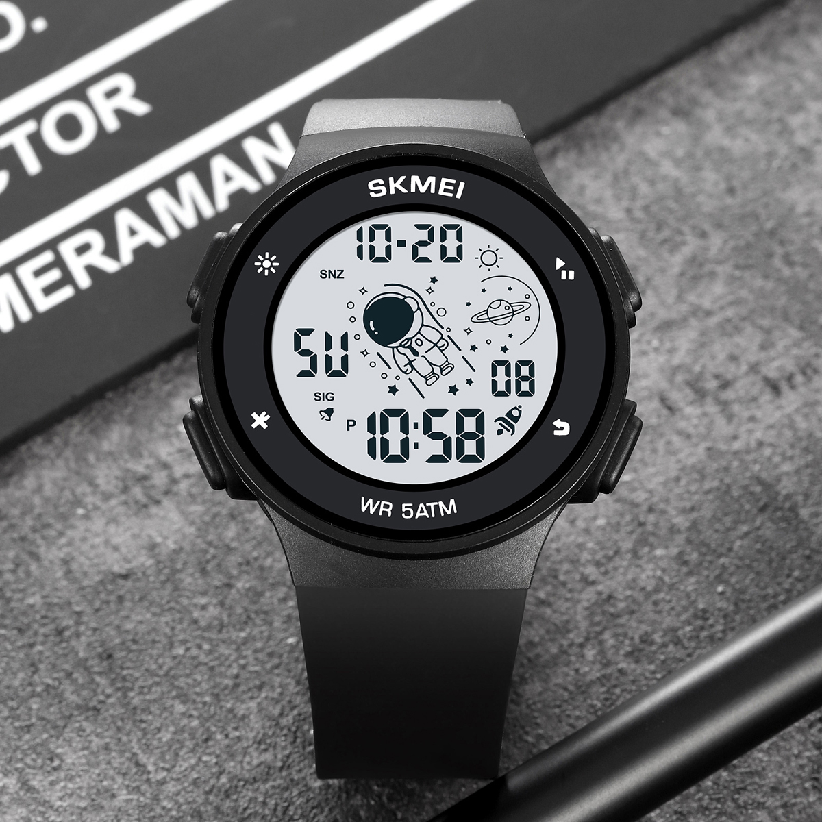2068主图10 Jam Tangan Wanita Skmei 2068 Original analog Sport Watch