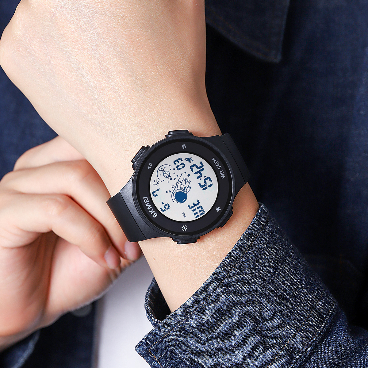 2068主图12 Jam Tangan Wanita Skmei 2068 Original analog Sport Watch