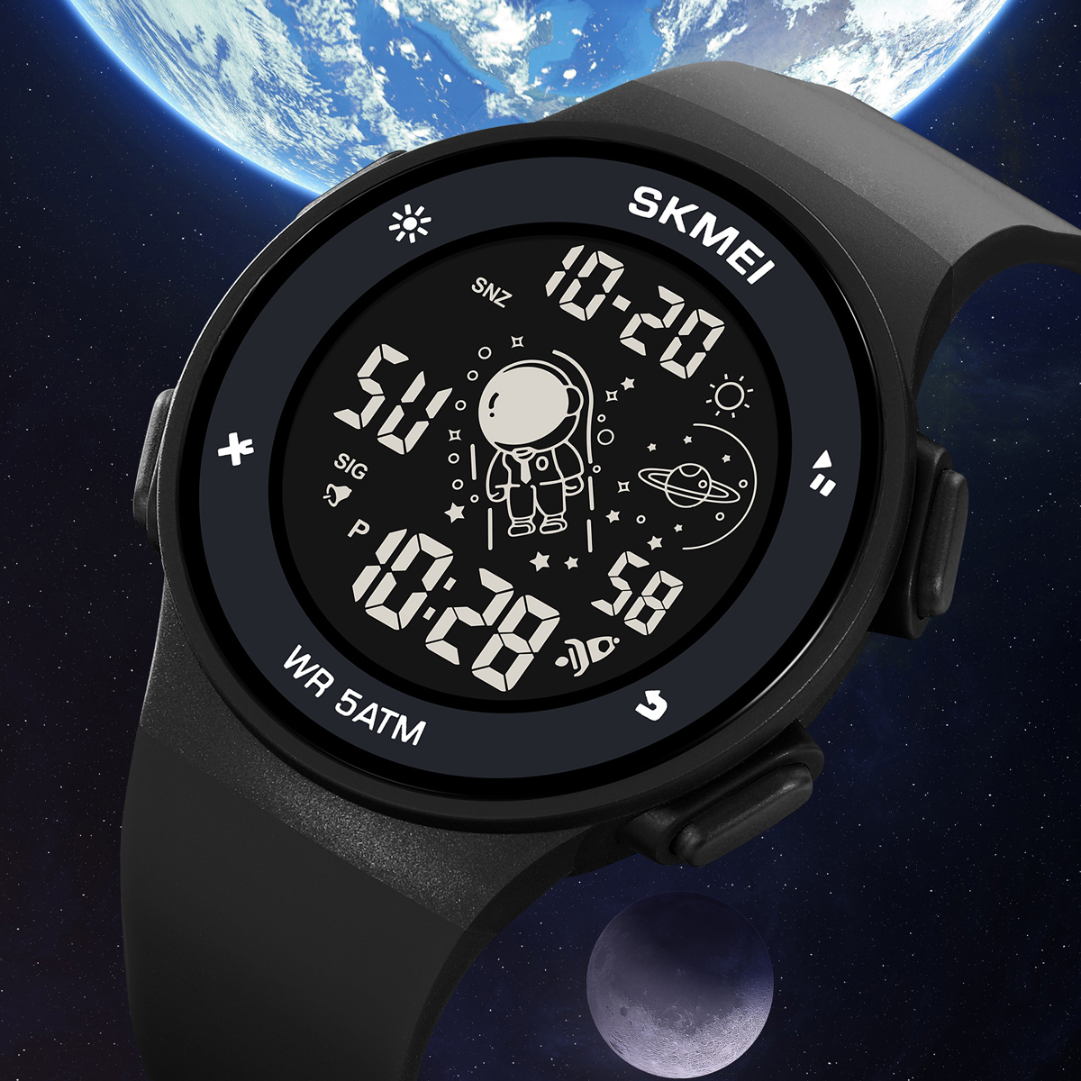 2068主图5 Jam Tangan Wanita Skmei 2068 Original analog Sport Watch