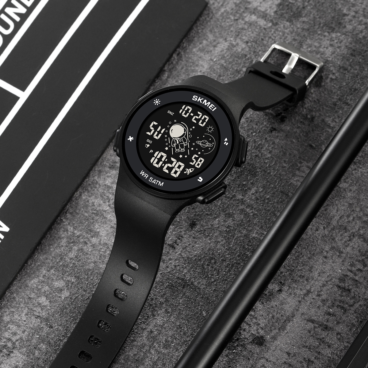 2068主图7 Jam Tangan Wanita Skmei 2068 Original analog Sport Watch