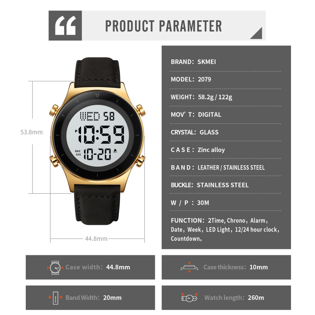 Jam Tangan Wanita Skmei 2079 Original analog Sport Watch