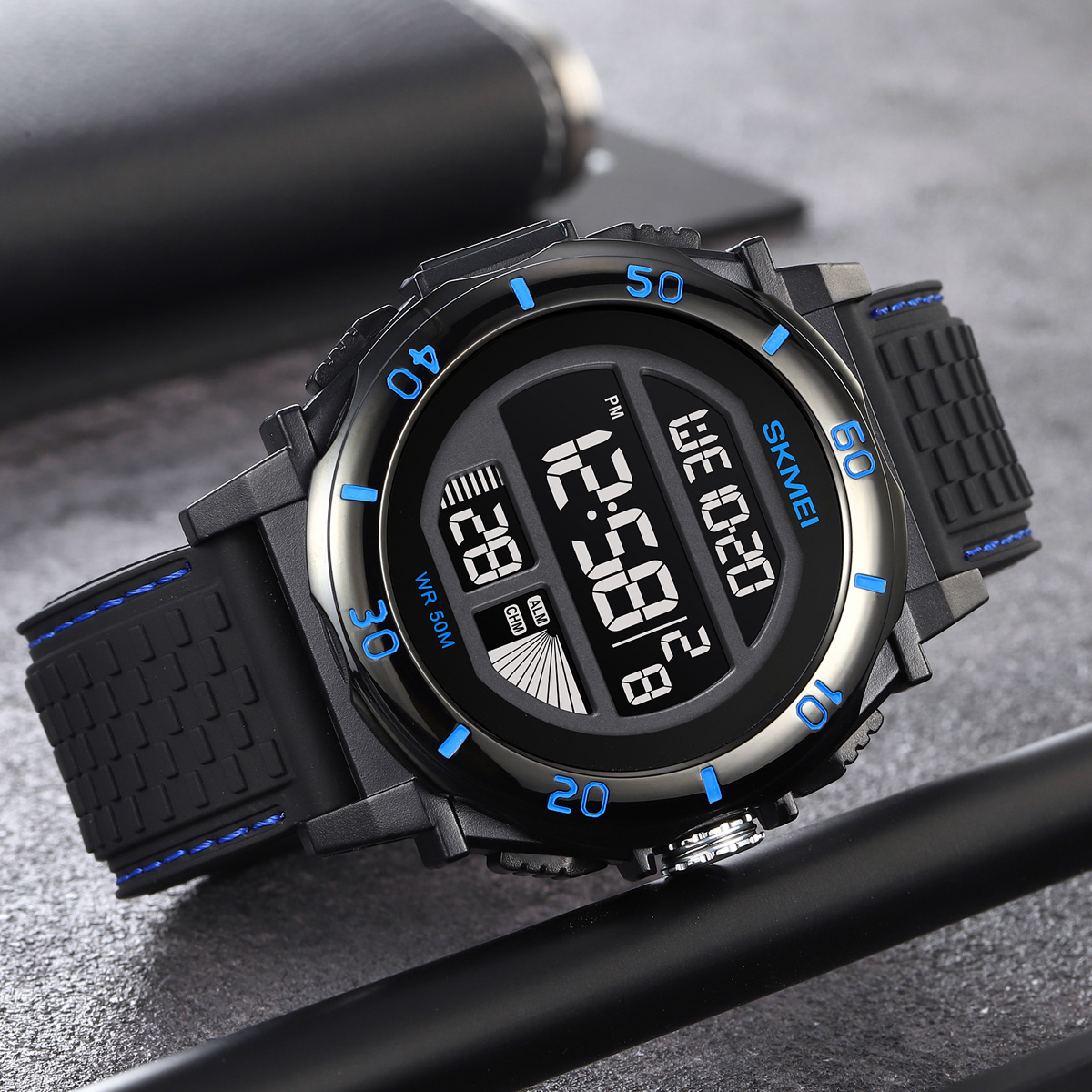 2099主图10 Jam Tangan Wanita Skmei 2099 Original analog Sport Watch