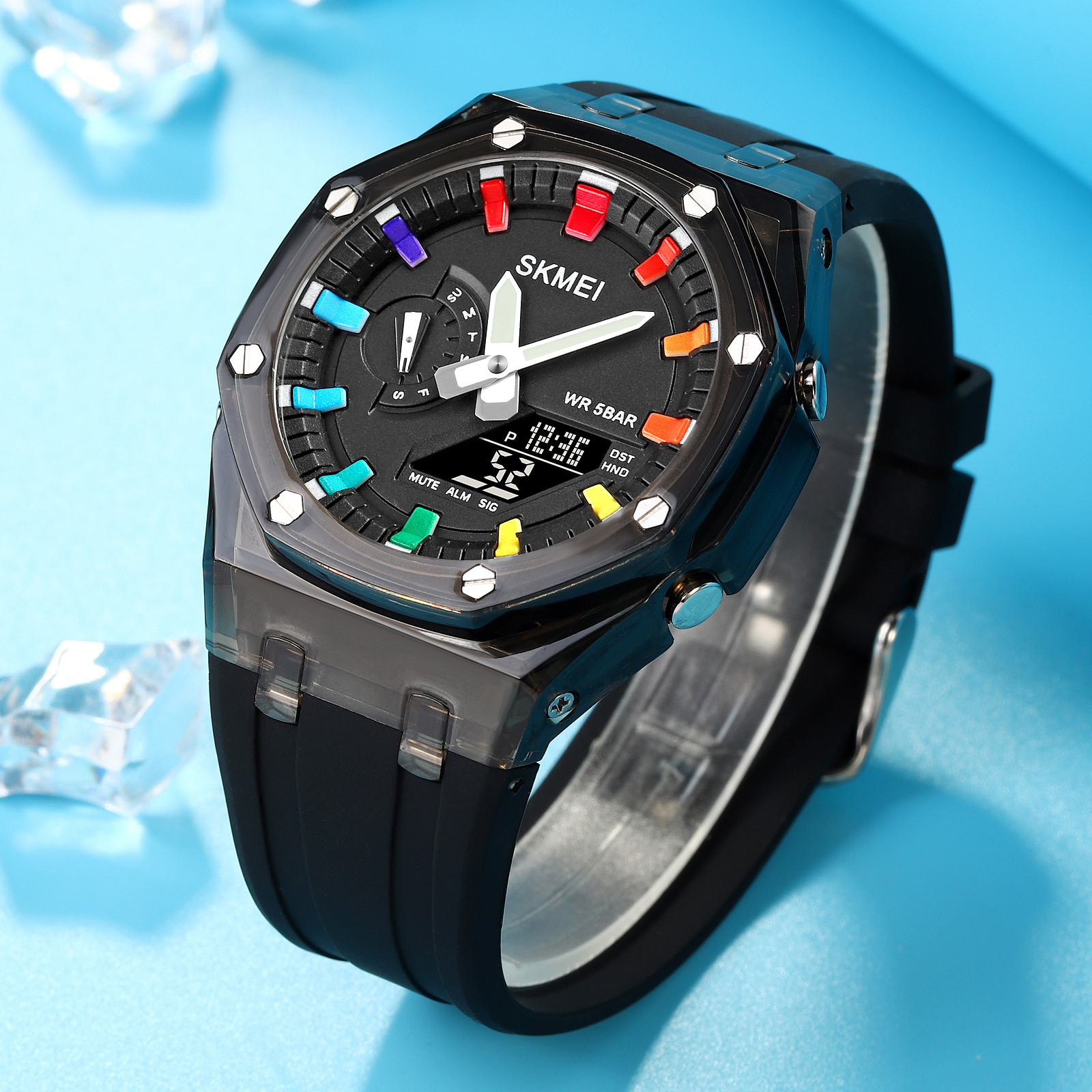 2100主图13 Jam Tangan Wanita Skmei 2100 Original analog Sport Watch