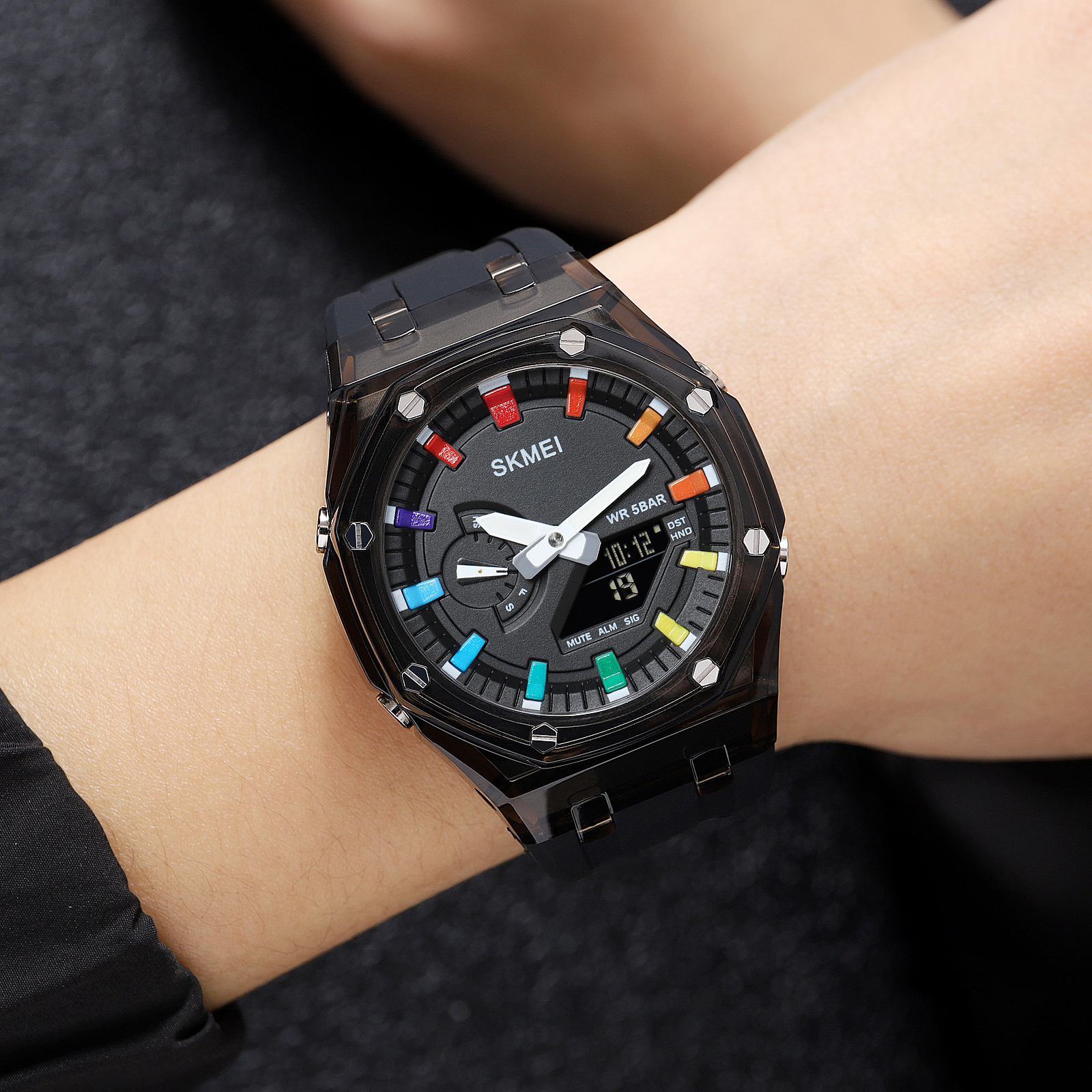 2100主图15 Jam Tangan Wanita Skmei 2100 Original analog Sport Watch