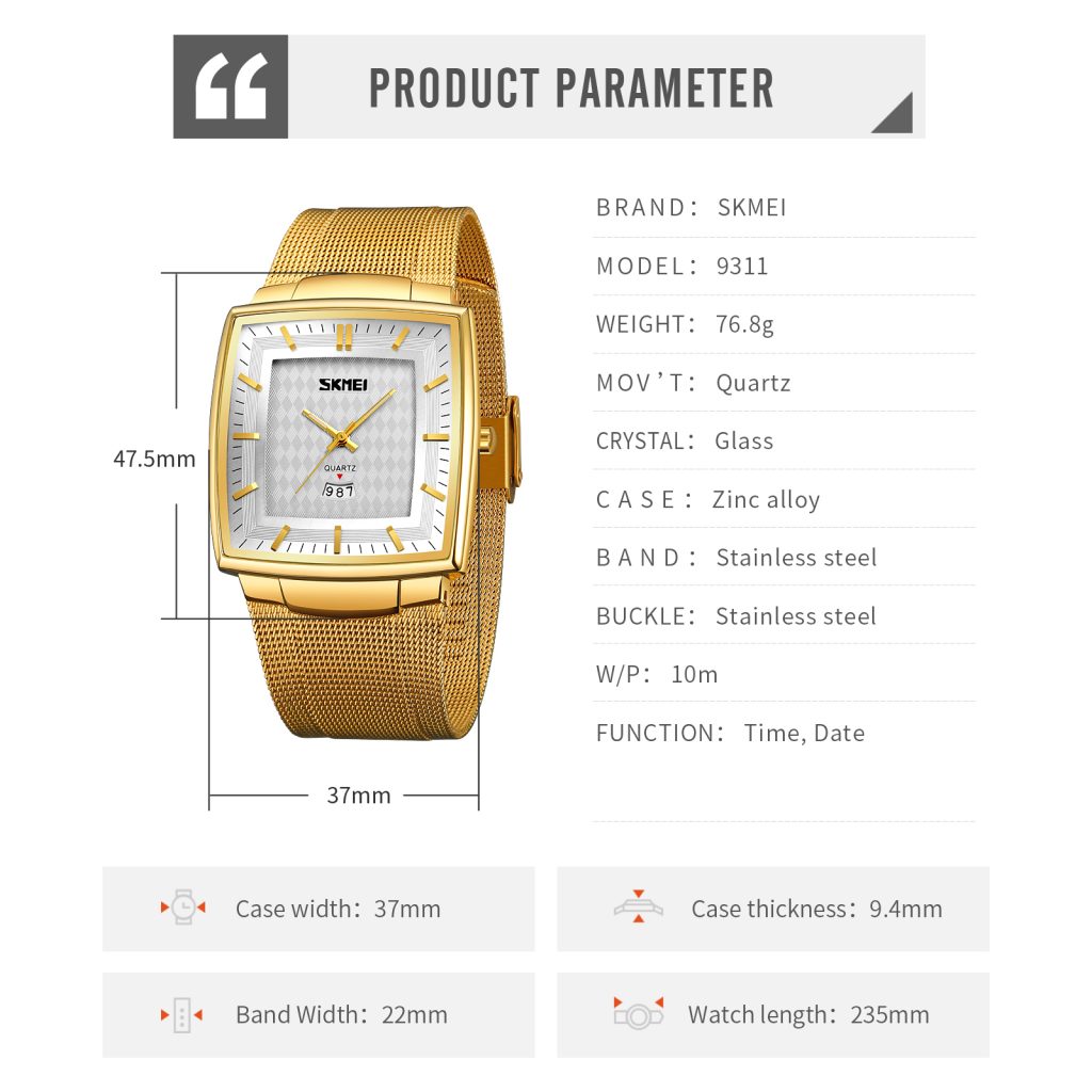 Jam Tangan Wanita Skmei 9311 Original analog Sport Watch