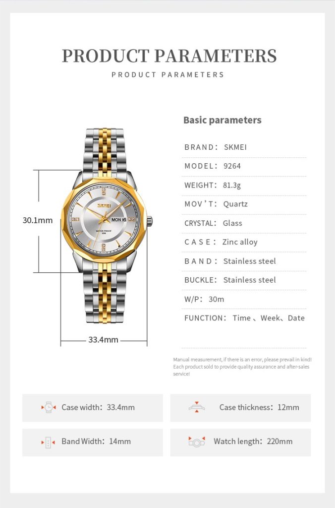 Jam Tangan Wanita Skmei 9264 Original analog Sport Watch