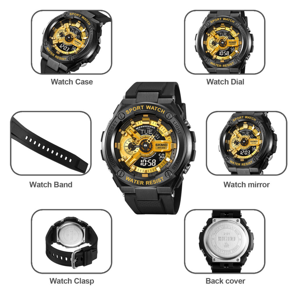 Jam Tangan Pria Skmei 2101 Original analog Sport Watch