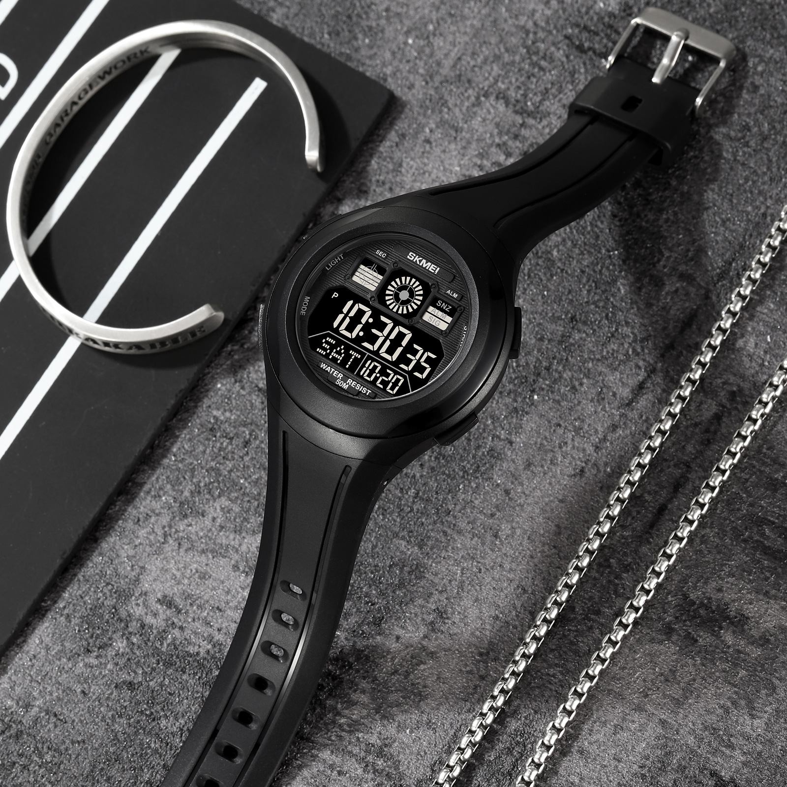 2104主图7 Jam Tangan Pria Skmei 2104 Original analog Sport Watch