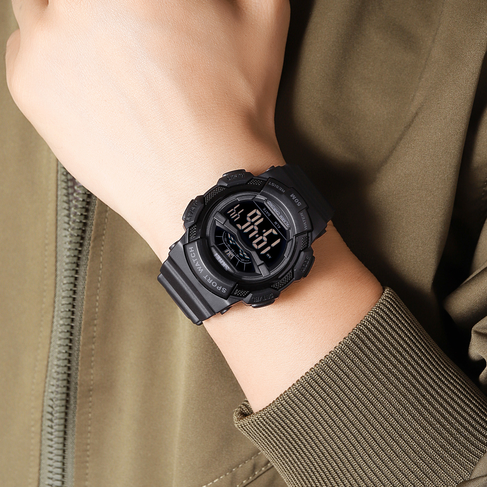 2153主图16 Jam Tangan Pria Skmei 2153 Original analog Sport Watch