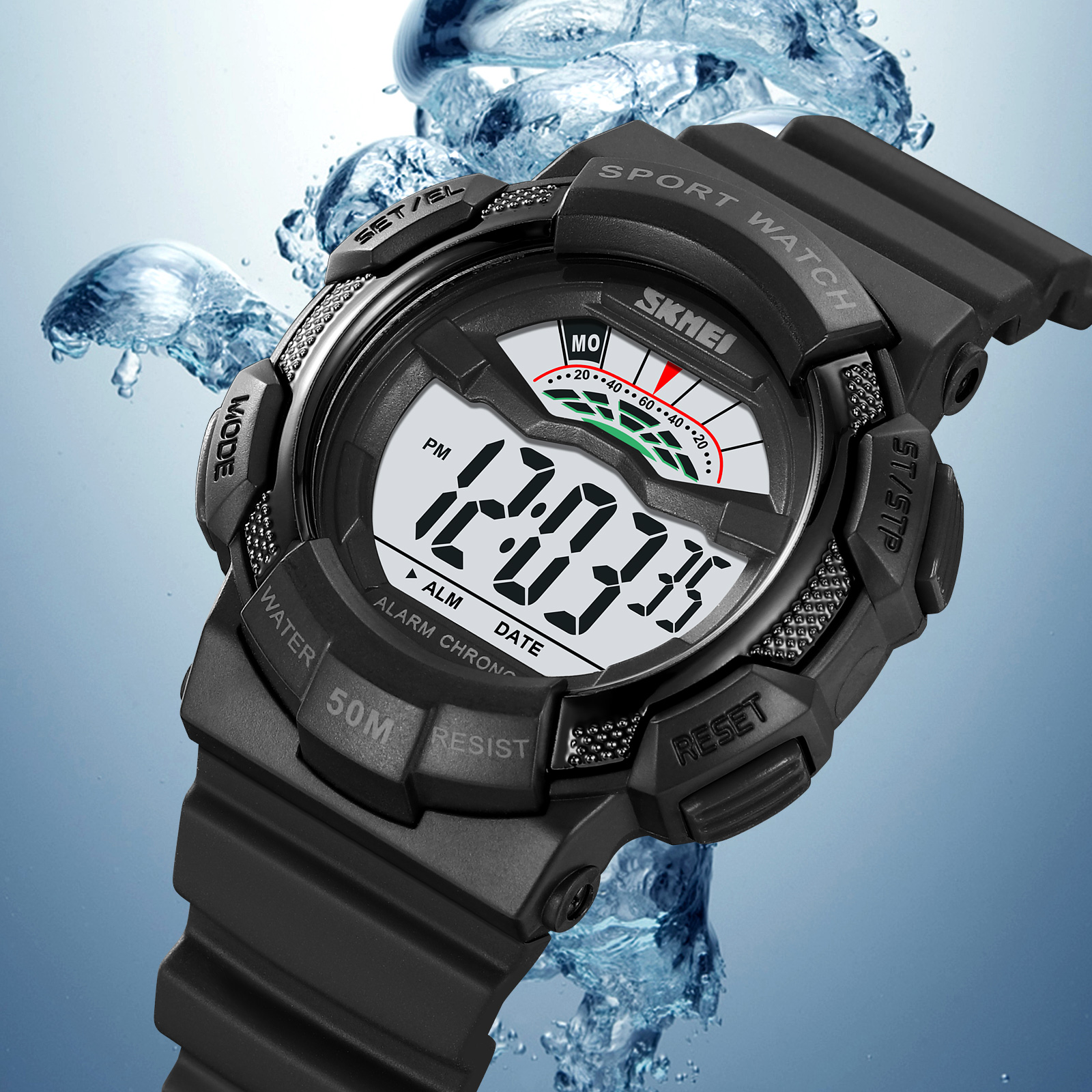 2153主图5 Jam Tangan Pria Skmei 2153 Original analog Sport Watch