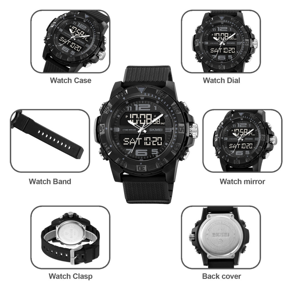 Jam Tangan Pria Skmei 2162 Original analog Sport Watch