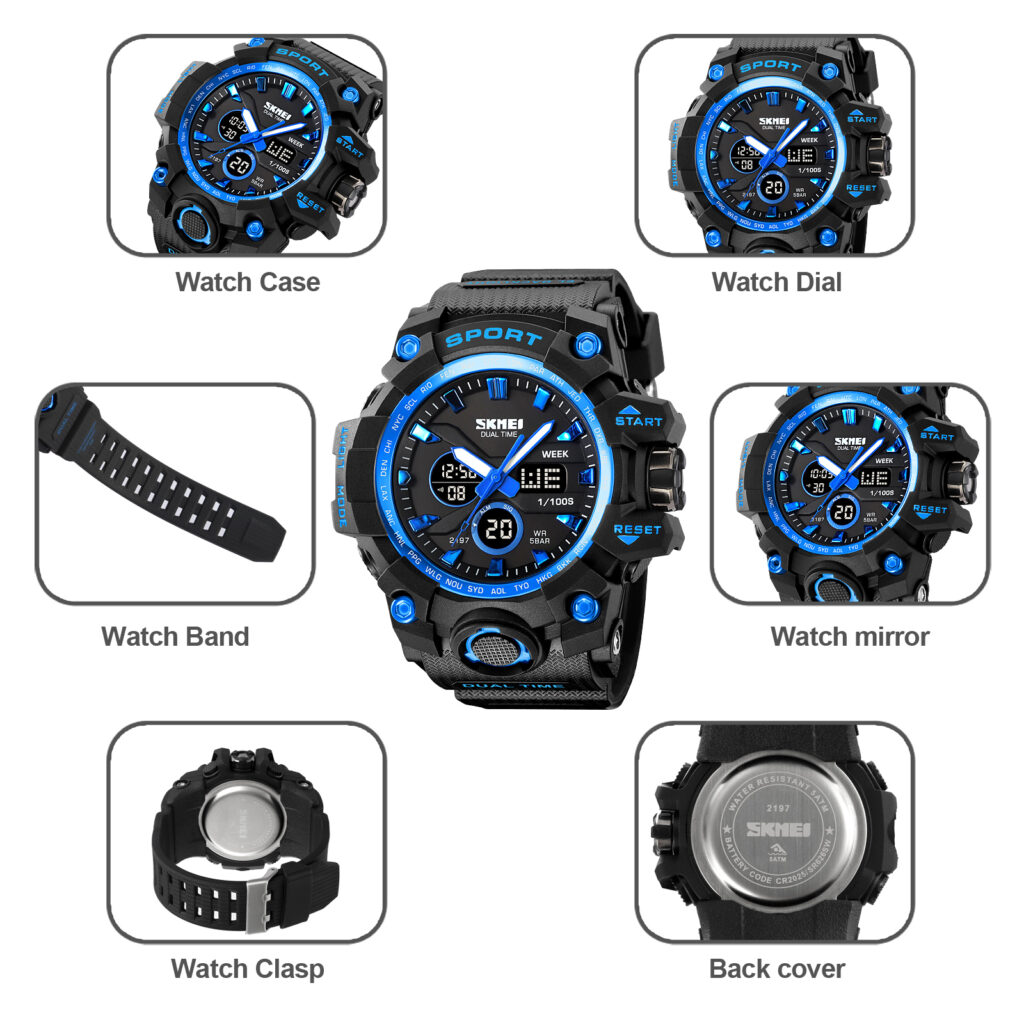 Jam Tangan Pria Skmei 2197 Original analog Sport Watch