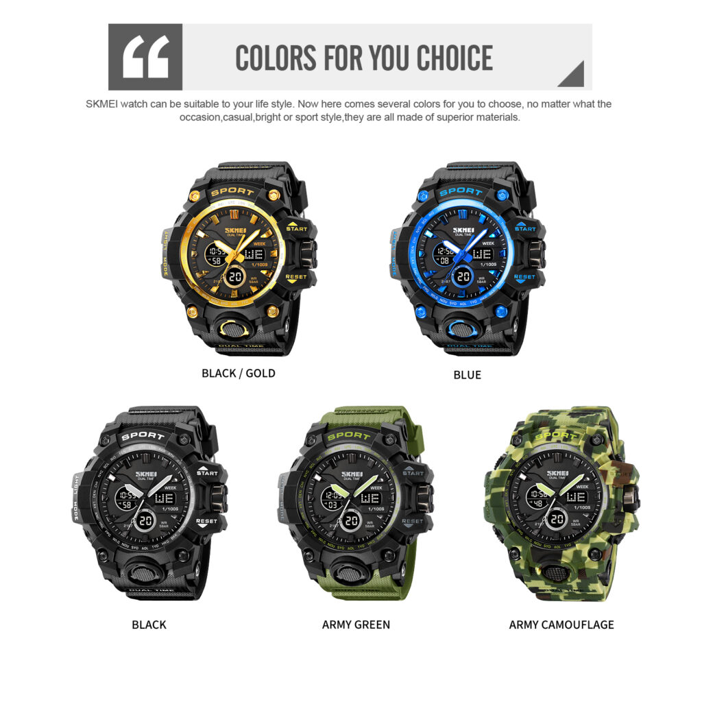 Jam Tangan Pria Skmei 2197 Original analog Sport Watch