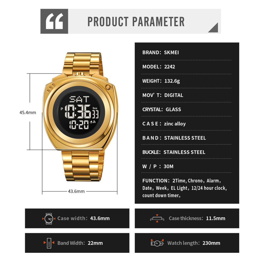 Jam Tangan Pria Skmei 2242 Original analog Sport Watch