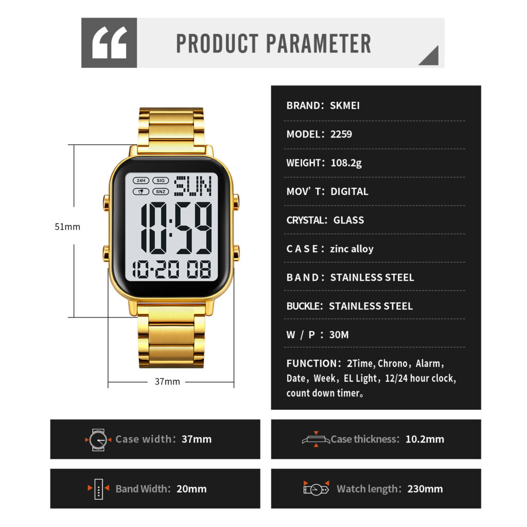 Jam Tangan Pria Skmei 2259 Original analog Sport Watch