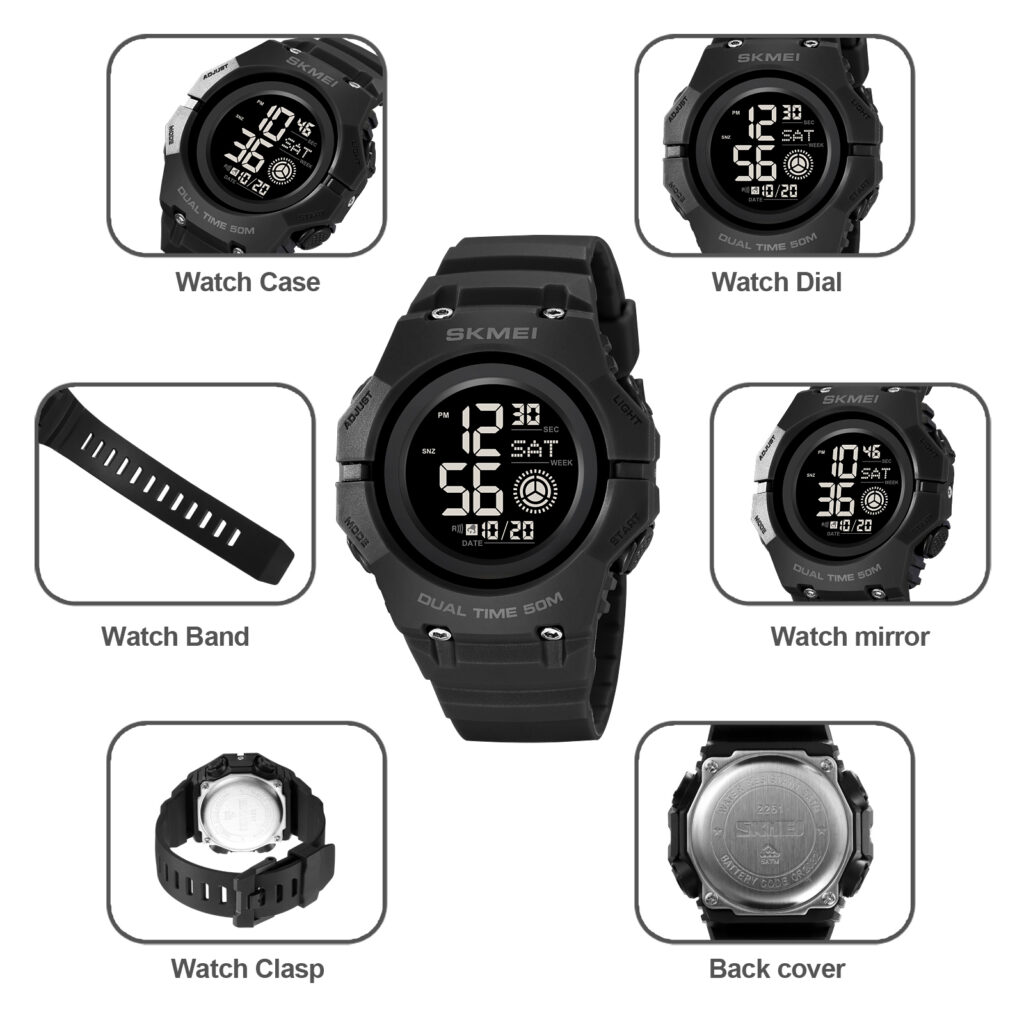 Jam Tangan Pria Skmei 2261 Original analog Sport Watch